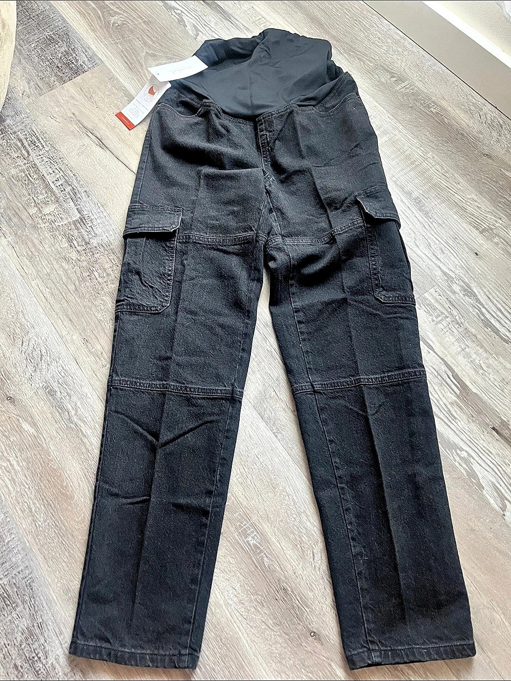 Isabel Maternity by Ingrid & Isabel Crossover Panel Cargo Pants Isabel Maternity